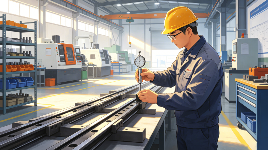 linear guide rail selection, linear guide installation guide, linear guide parallelism measurement
