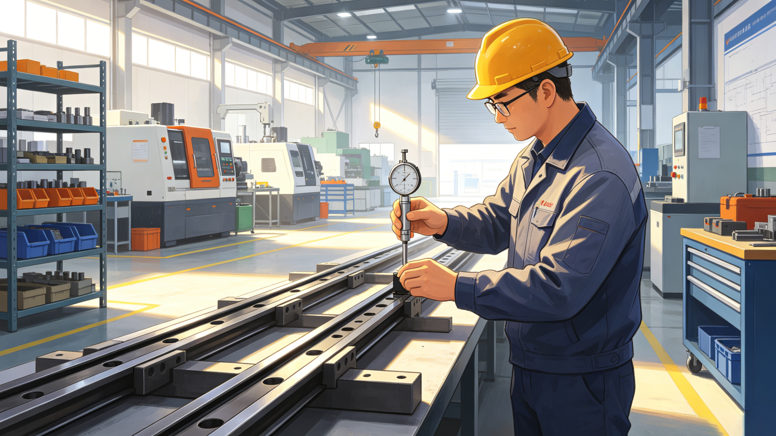 linear guide rail selection, linear guide installation guide, linear guide parallelism measurement