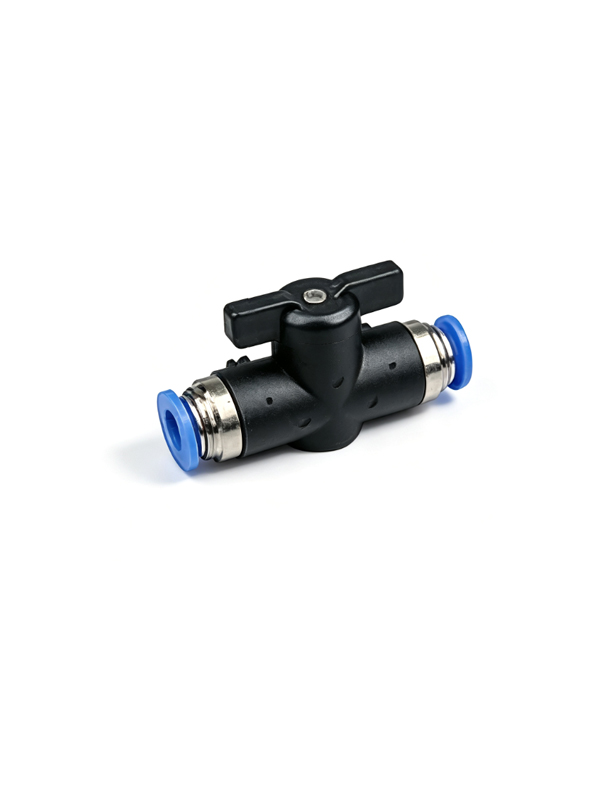 BVU Series Push-fit Shut-off Ball Valve for Pneumatic Air Line BVU Series Push-fit Shut-off Ball Valve for Pneumatic Air Line