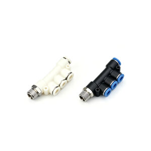 CPKD Threaded 5-Way Push-In Pneumatic Fitting
